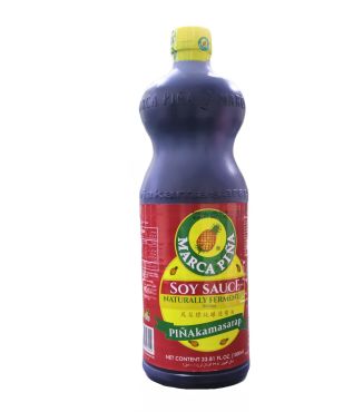 Marca Pina Soy Sauce, 1Ltr, Pack Of 12